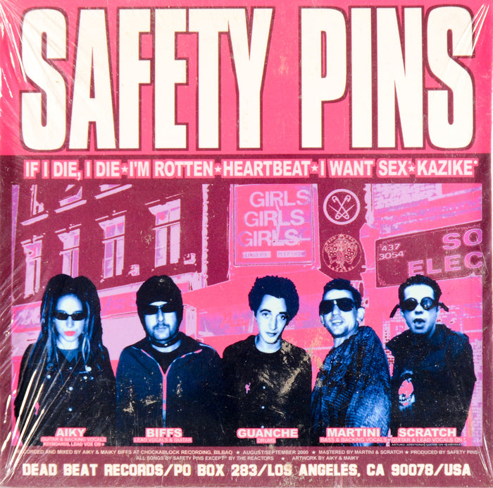 Safety Pins/Hellbenders- Split LP ~CANDY SNATCHERS! - Dead Beat - Dead Beat Records