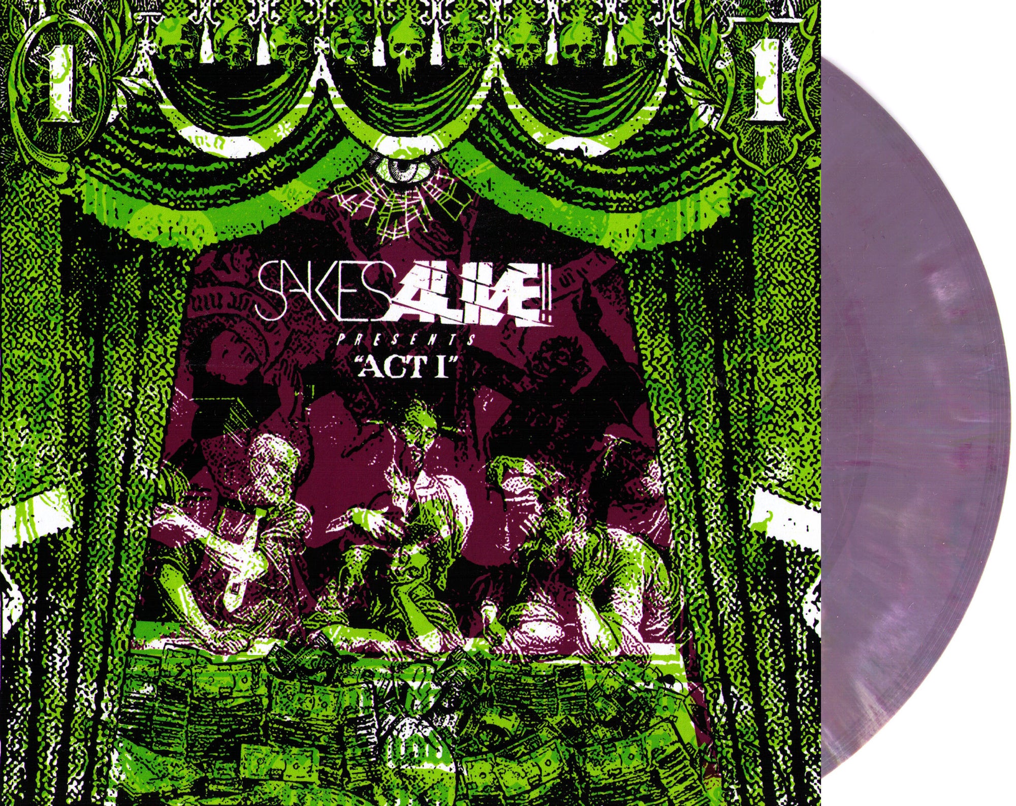 Sakes Alive!! - Act I 7” ~ LTD 400 MARBLE WAX! - Barrett - Dead Beat Records