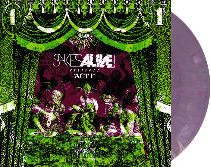 Sakes Alive!! - Act I 7” ~ LTD 400 MARBLE WAX! - Barrett - Dead Beat Records