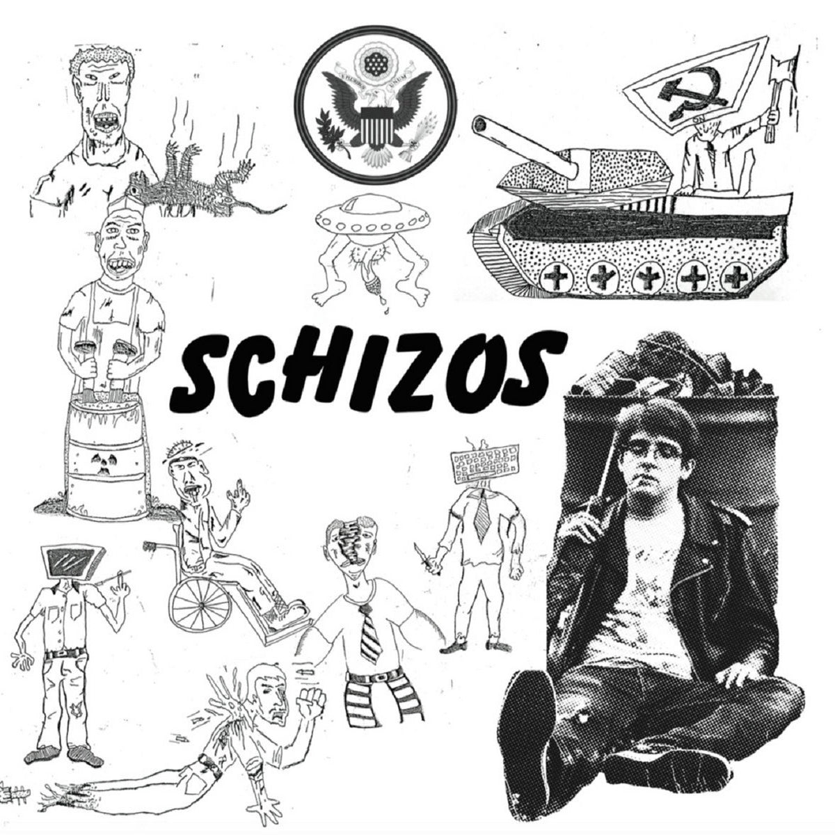 Schizos- S/T LP ~RARE OUT OF PRINT FIRST PRESSING / REATARDS!