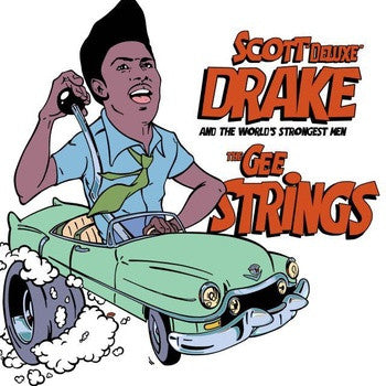 Scott Deluxe Drake/ The Gee Strings- Split 7" ~220 HAND NUMBERED - Ghost Highway - Dead Beat Records