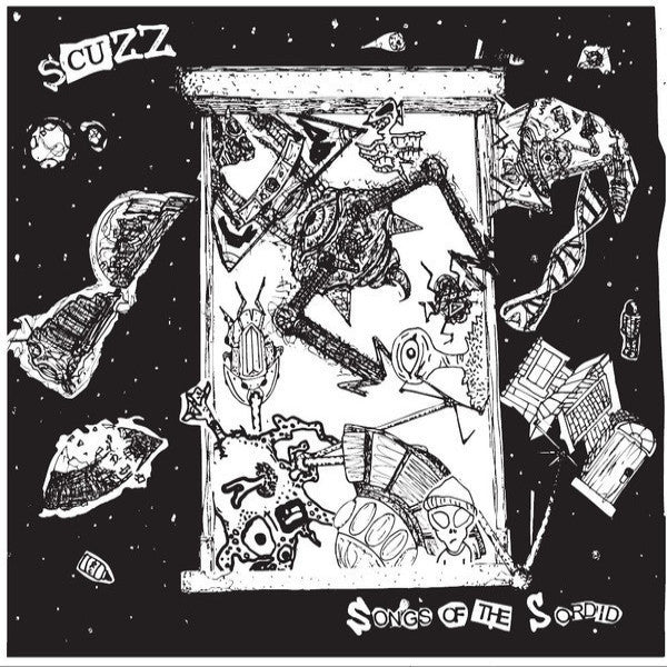 Scuzz- Songs Of The Sordid LP ~BLUE WAX LTD 100! - Loud Punk - Dead Beat Records - 1