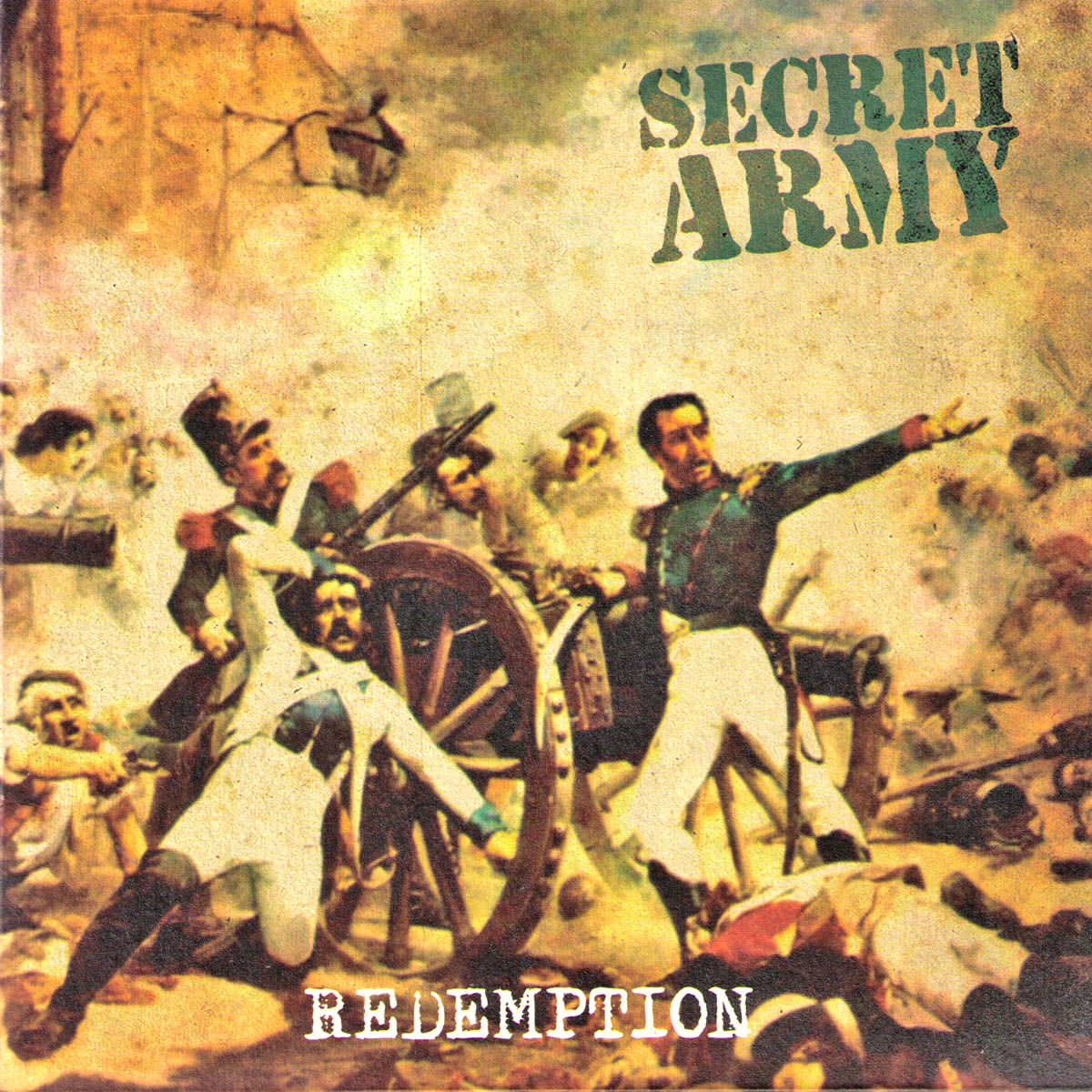 Secret Army- Redemption 7" ~BLITZ / RARE BEER COLORED WAX!