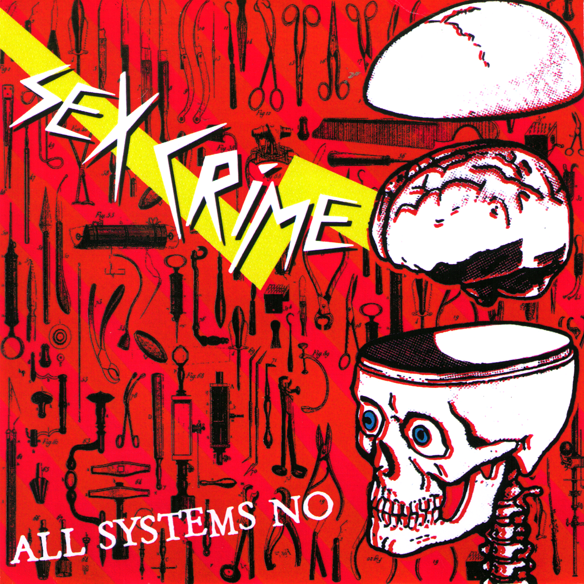 Sex Crime- All Systems Go 7” ~RARE ALTERNATE COVER LTD TO 50!