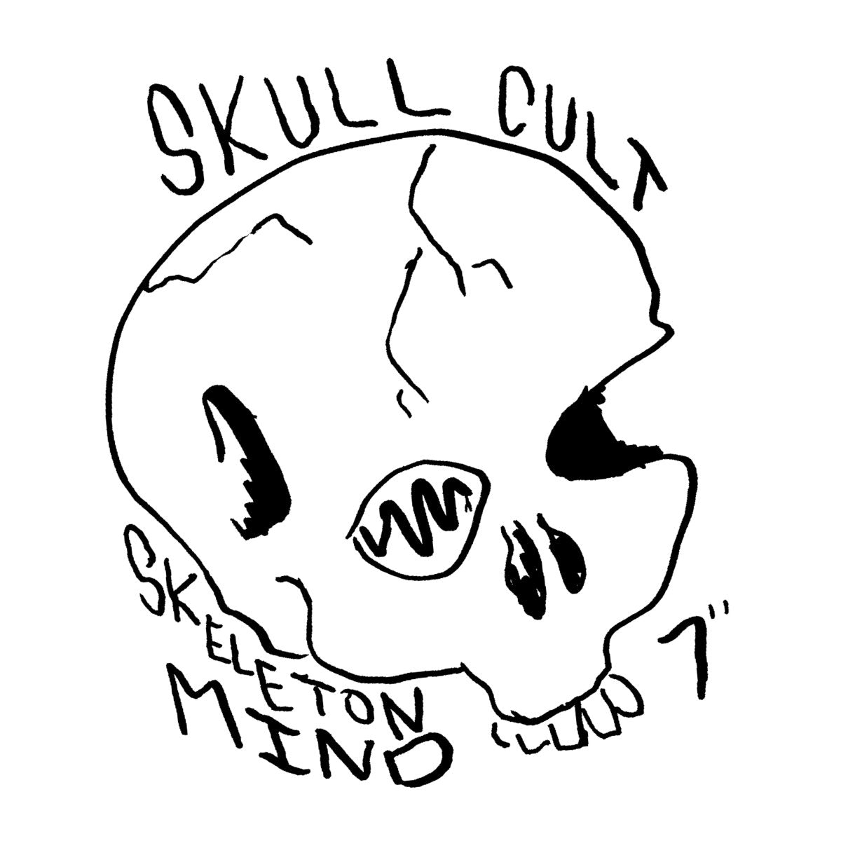 Skull Cult- Skeleton Mind 7” ~HAND NUMBERED OUT OF 85 COPIES!