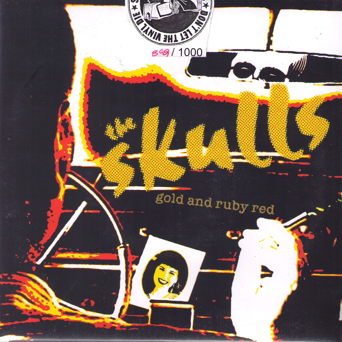 The Skulls- Gold And Ruby Red 7” ~EARLY LA PUNK!