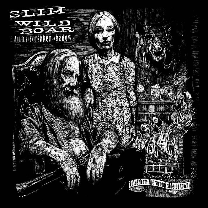 Slim Wild Boar– Tales From The Wrong Side Of Town CD - Beast - Dead Beat Records