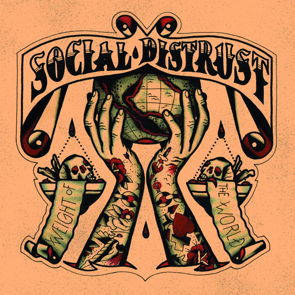 Social Distrust- Weight Of The World LP ~WANDA RECORDS!