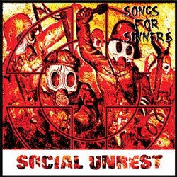Social Unrest- Songs For Sinners 7” ~ RARE PURPLE WAX!! - Dr Strange - Dead Beat Records