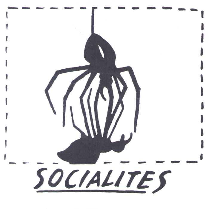 Socialites- Self Defens 7” ~COVER LTD TO 66 COPIES! - Goodbye Boozy - Dead Beat Records