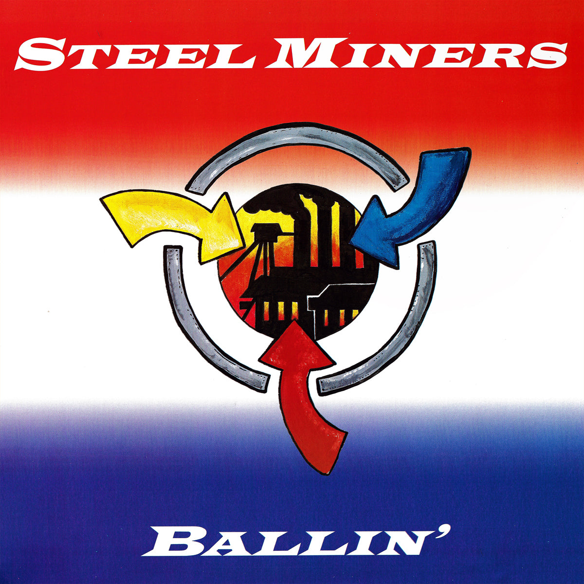 Steel Miners- Ballin’ LP ~ELECTRIC FRANKENSTEIN / RARE BLUE WAX!