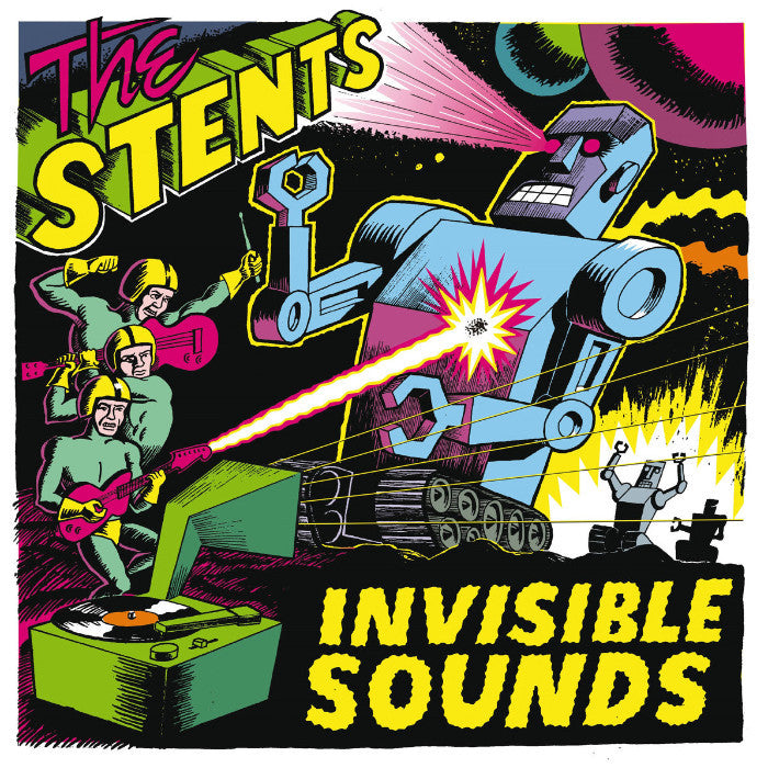 Stents- Invisible Sounds LP ~THE LYRES! - Ghost Highway - Dead Beat Records