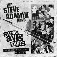Steve Adamyk Band/Sonic Avenues- Split EURO TOUR 7" - Corporate Rock - Dead Beat Records
