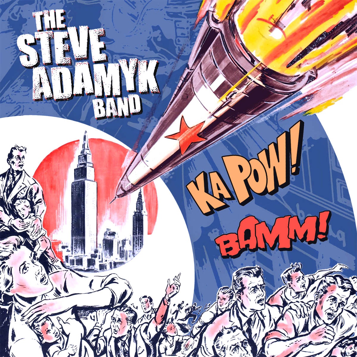 Steve Adamyk Band- S/T LP ~RARE BLUE WAX!