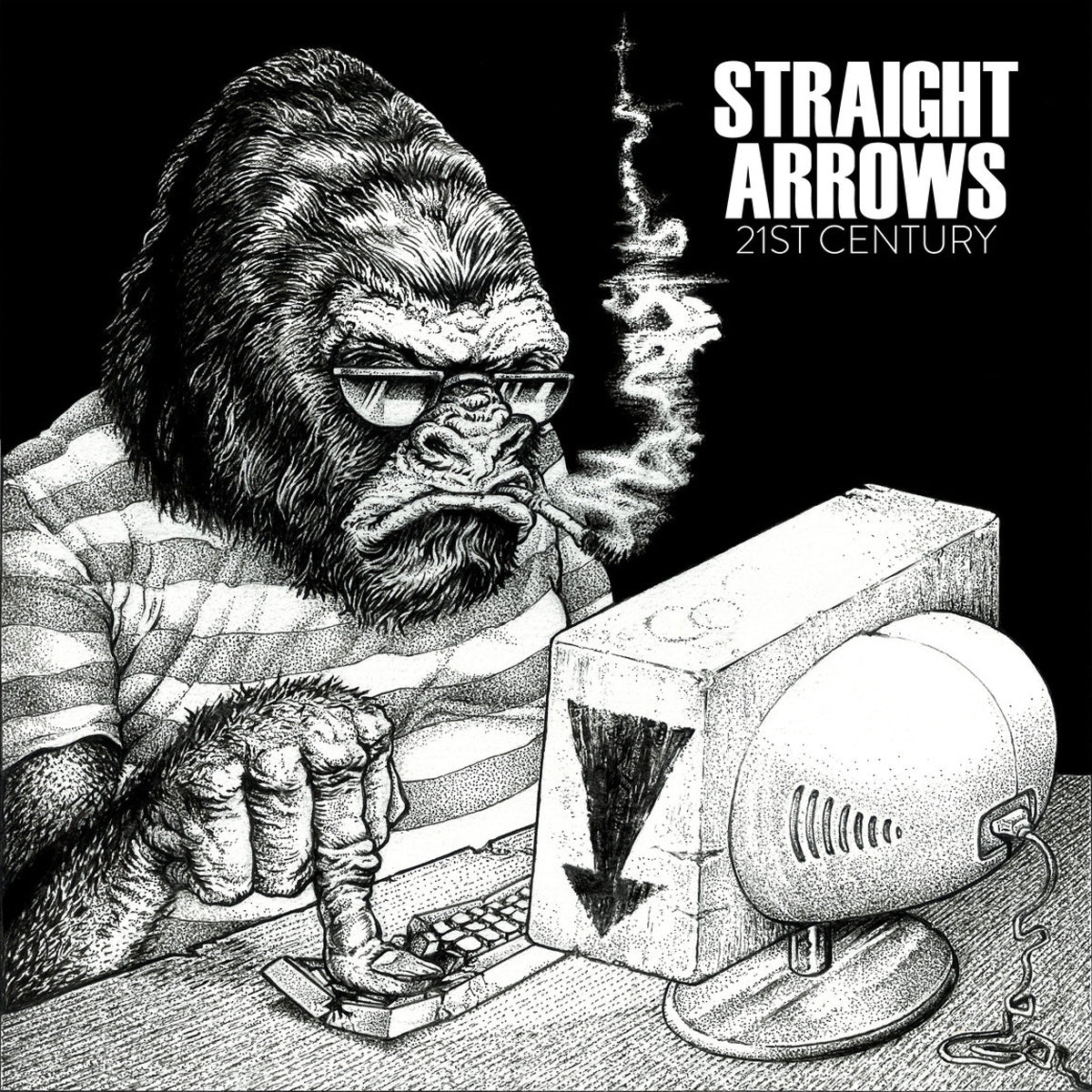 Straight Arrows- 21st Century 7” ~LIMITED TO 200 HAND NUMBERED COPIES!