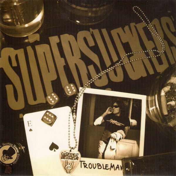Supersuckers/Hangmen- Split 7" ~RARE BROWN WAX! - Bootleg Booze - Dead Beat Records