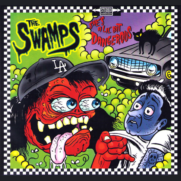 The Swamps- She's A Lil Bit Dangerous 7" ~HELLACOPTERS / RARE GREEN WAX!