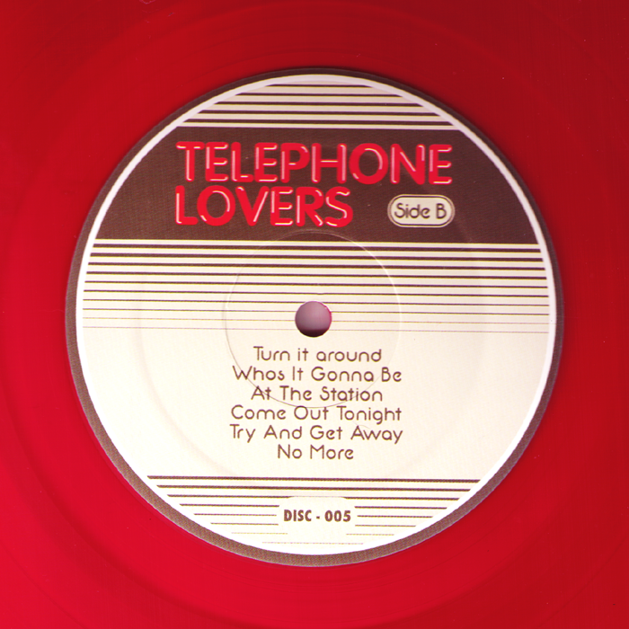 Telephone Lovers- S/T LP ~RARE LICORICE RED WAX!