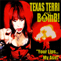 TEXAS TERRI BOMB- Your Lips, My Ass CD - TKO - Dead Beat Records