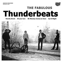 Thunderbeats- Heavily Drunk 7” ~THE SEEDS! - Groovie - Dead Beat Records - 1