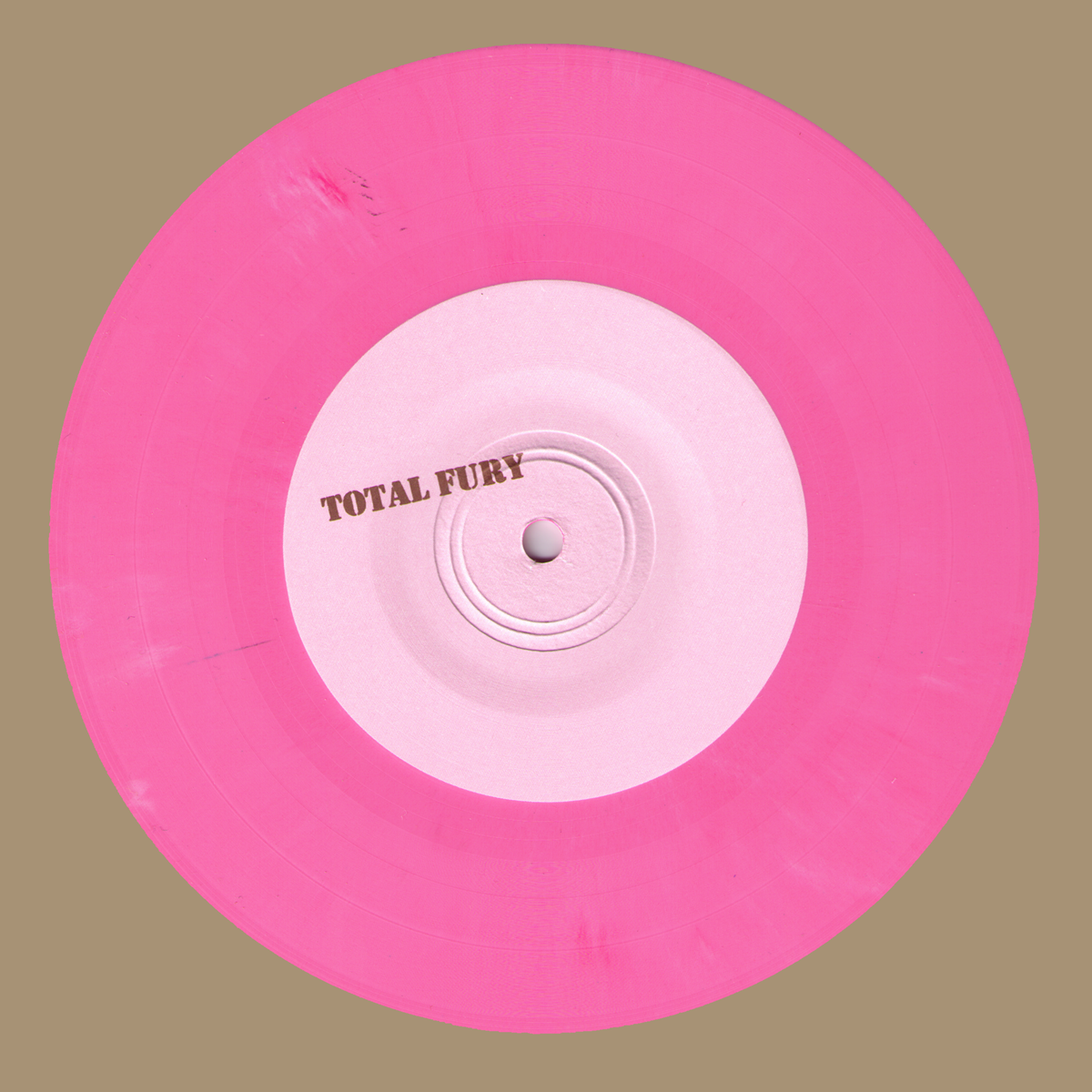 Total Fury / Pandamonium- Split 7" ~RARE PINK WAX!