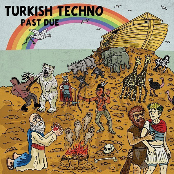 Turkish Techno- Past Due LP ~RARE ORANGE WAX! - Dirt Cult - Dead Beat Records