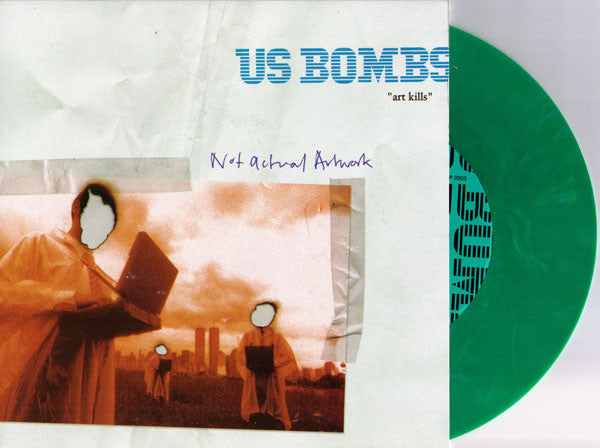 US BOMBS- 'Art Kills' 7" RARE GREEN WAX! - TKO - Dead Beat Records