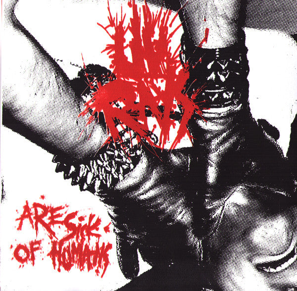 UV RAYS- Are Sick Of Humans 7" - Feral Kid - Dead Beat Records