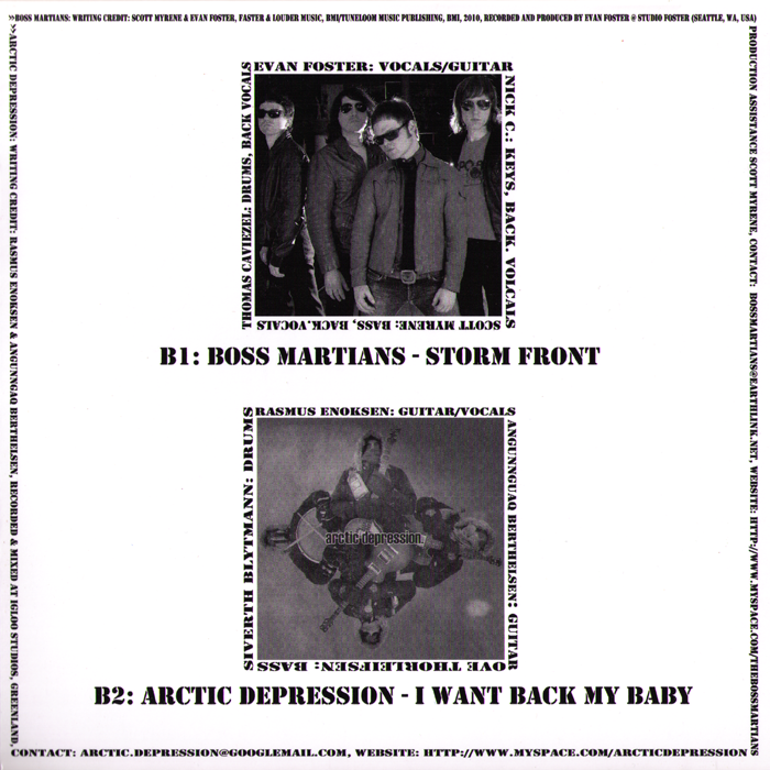 V/A- Stiffs, Mattless Boys (Ex The Boys), Boss Martians 7” ~WITH GATEFOLD COVER!