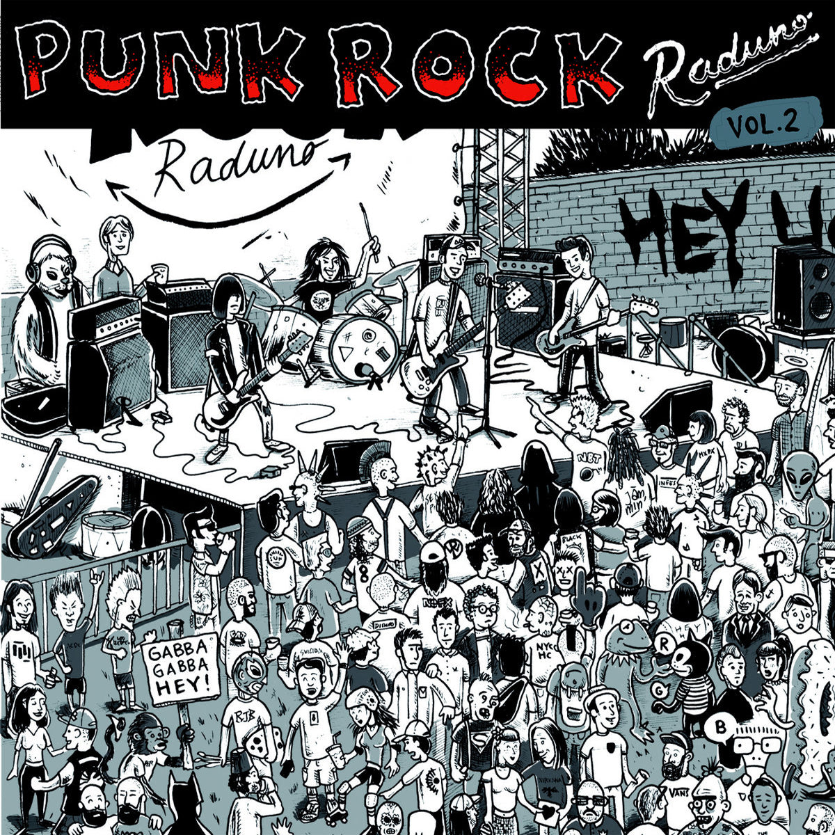 V/A- Punk Rock Raduno Vol. 2 LP ~W/ NEW BOMB TURKS, NIKKI CORVETTE!