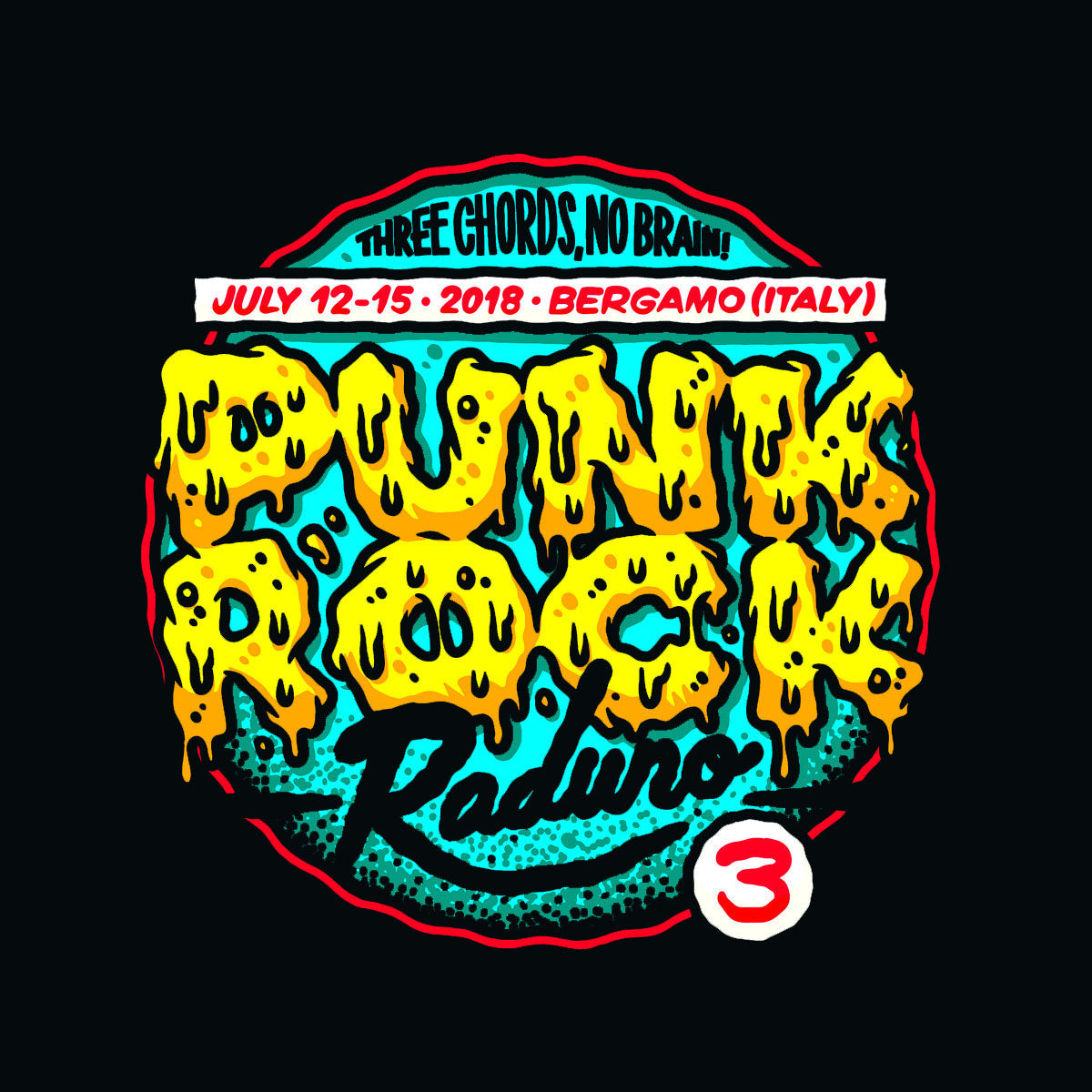 V/A- Punk Rock Raduno Vol. 3 LP ~W/ QUEERS / CJ RAMONE / PATSY’S RATS!