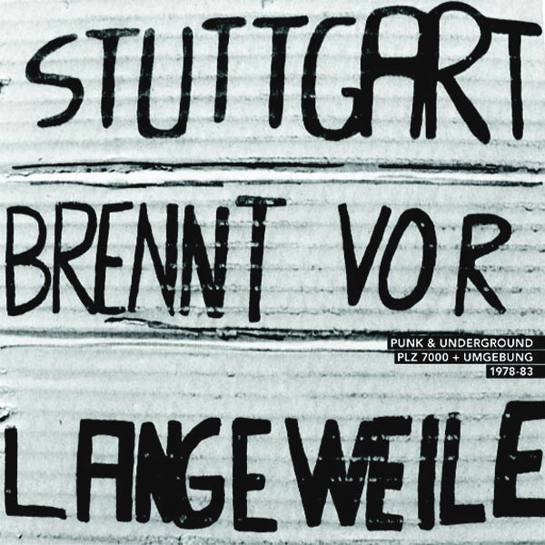 V/A- Stuttgart Brennt Vor Lange Weile 2x LP W/ GATEFOLD COVER ~REISSUE!