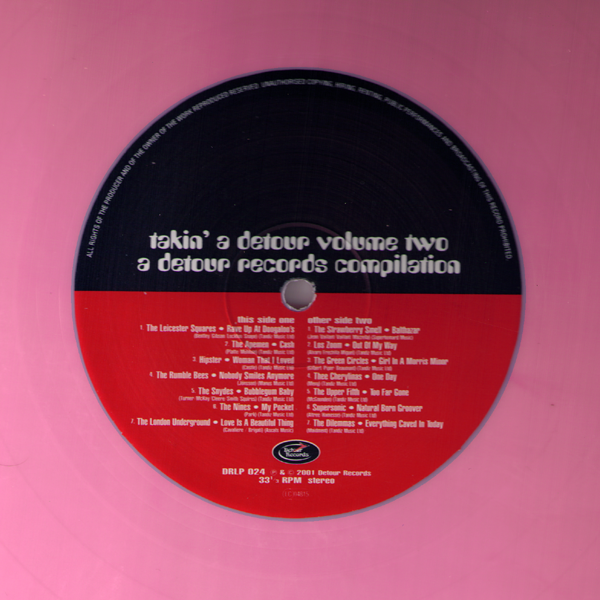 V/A- Takin’ A Detour Vol. 2 LP ~RARE PINK WAX LTD 100!