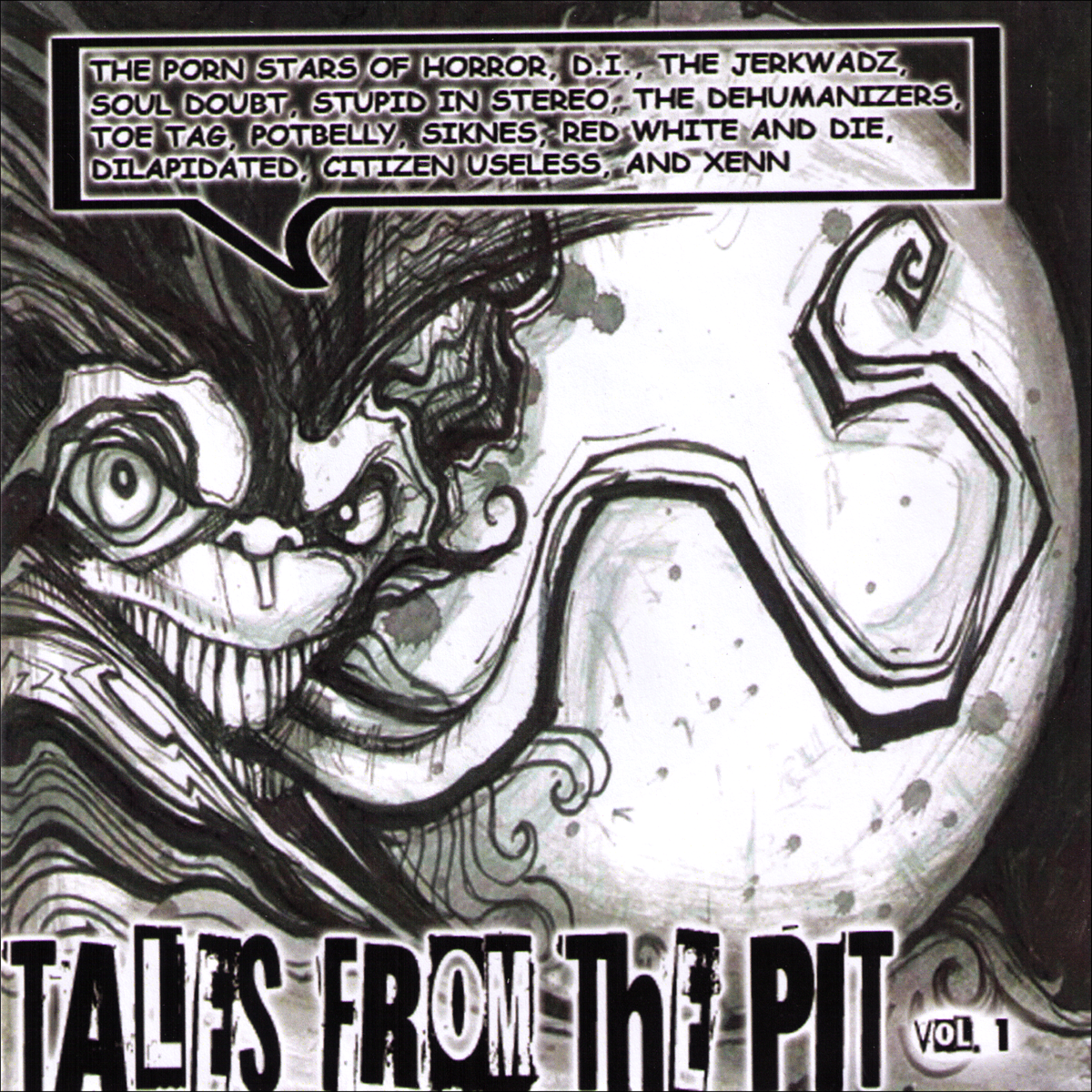 V/A- Tales From The Pit Vol. 1 7” W/ RARE D.I. + TOE TAG!