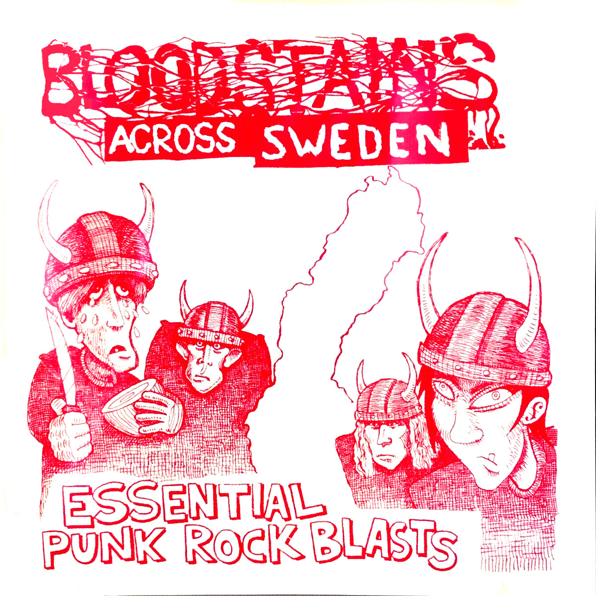 V/A- Bloodstains Across Sweden LP ~REISSUE!