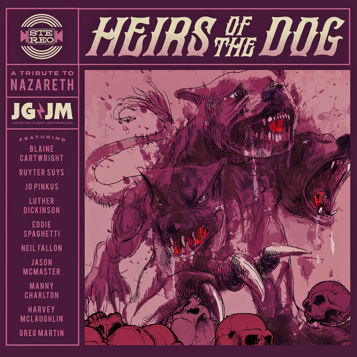 Joecephus & George Jonestown Massacre- Heirs of the Dog CD ~W/ NASHVILLE PUSSY, SUPERSUCKERS GUYS!