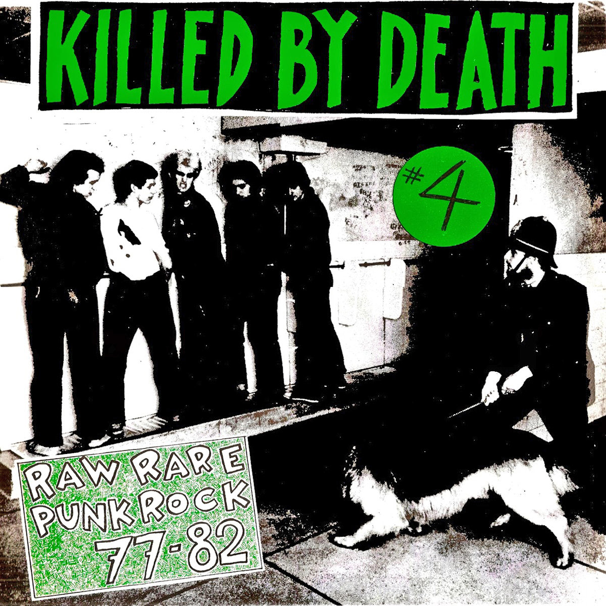 V/A- Killed By Death #4 CD ~REISSUE W/ ZERO BOYS, ROTTERS, VICTIMS, REALLY RED!