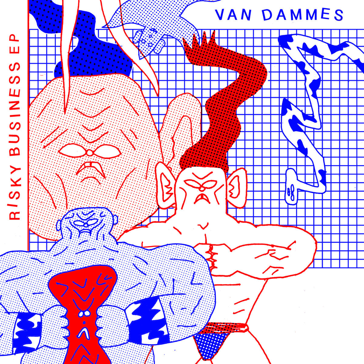 Van Dammes- Risky Business 7" ~MARKED MEN!