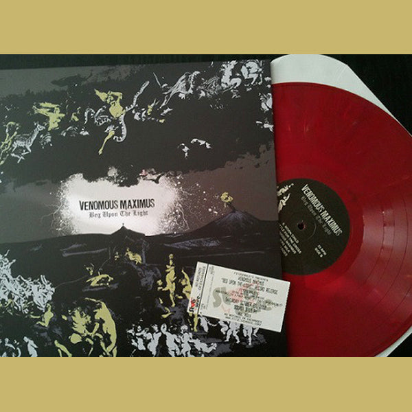 Venomous Maximus - Beg Upon The Light LP ~RARE FIRST PRESSING ON RED WAX W/ GATEFOLD COVER!