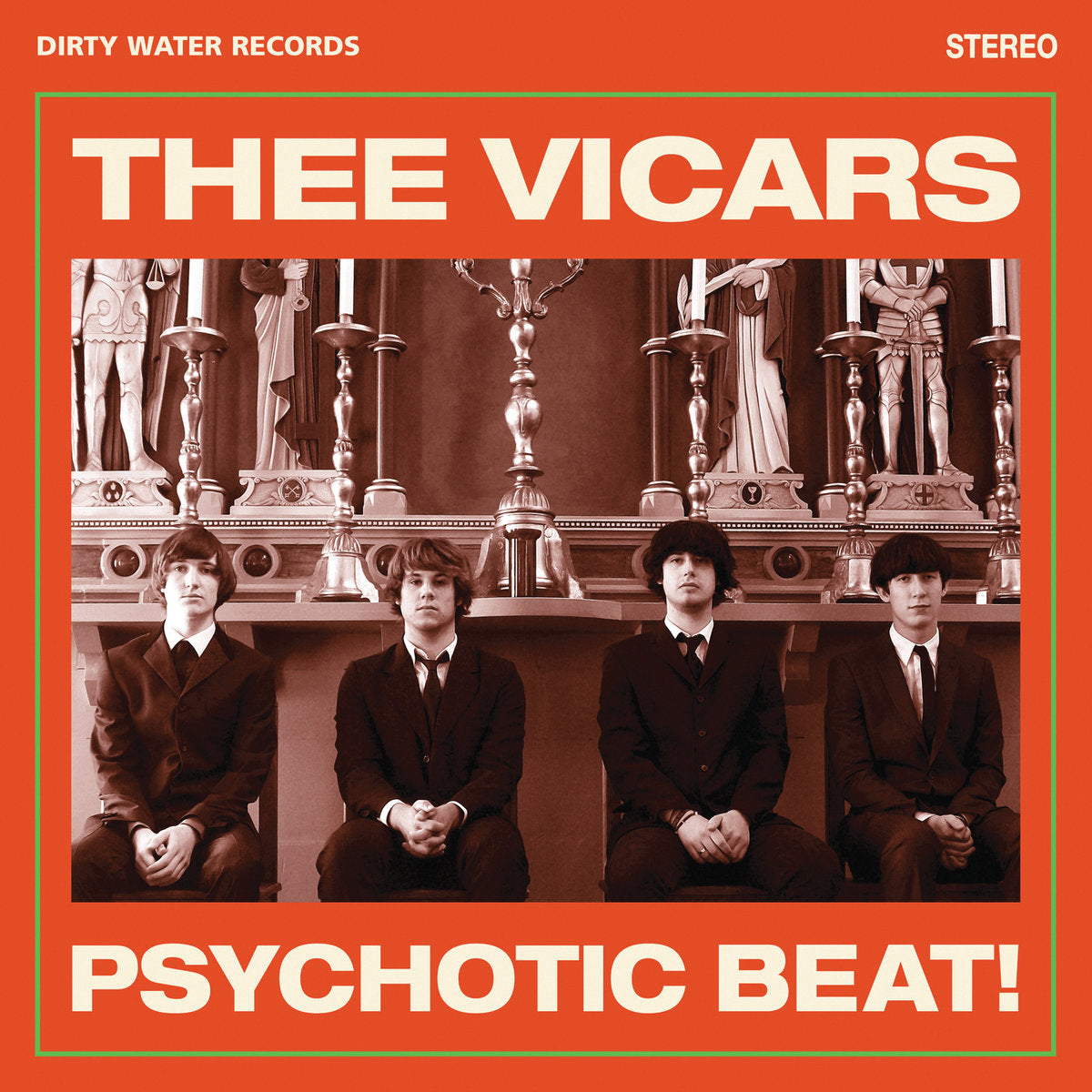 Thee Vicars- Psychotic Beat LP ~BILLY CHILDISH!