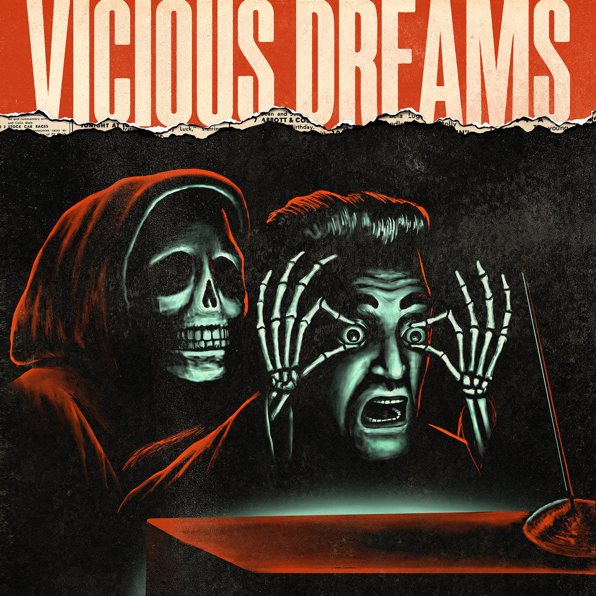 Vicious Dreams- S/T LP ~RARE FIRST PRESS LIMITED CLEAR WAX / OUT OF PRINT!