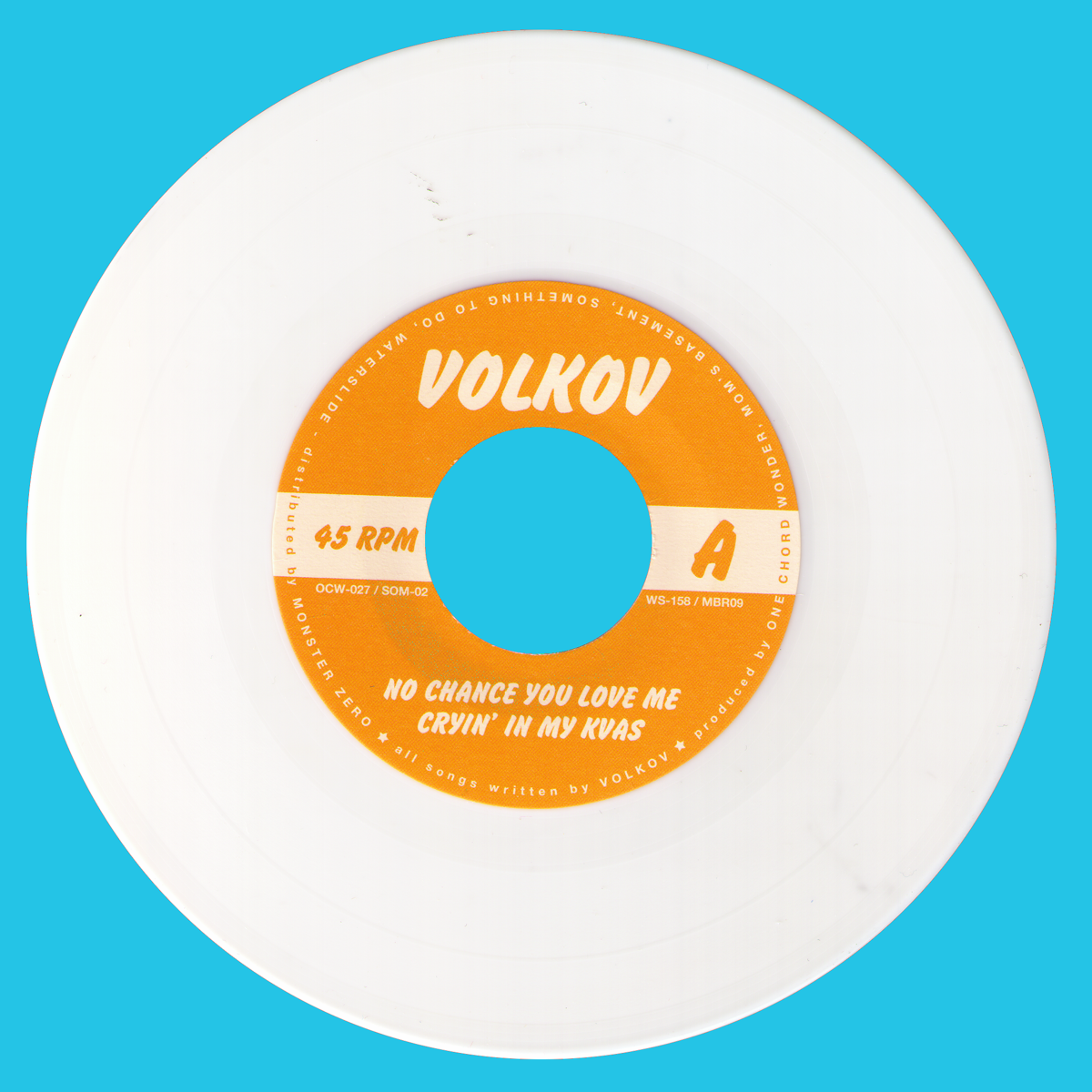 Volkov/Mega- Split 7” ~WHITE WAX + ALT COVER LTD TO 100!