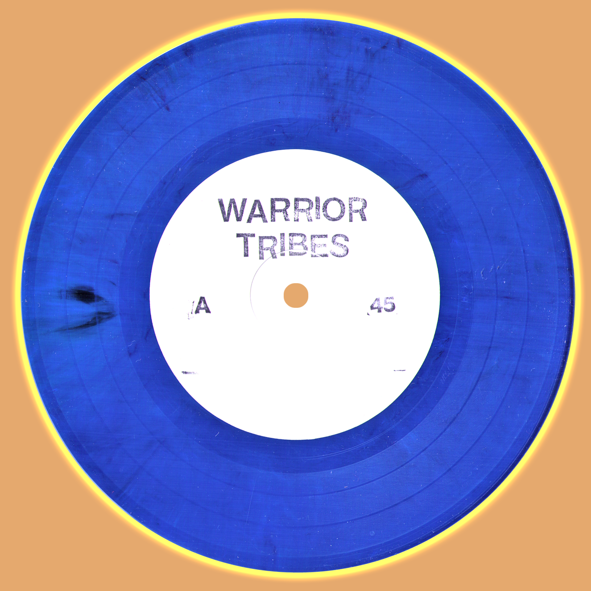 Warrior Tribes- S/T 7” ~RARE BLUE MARBLE WAX W/ STICKER!