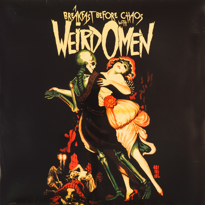 Weird Omen- Breakfast Before Chaos LP  ~EX KING KHAN & HIS SHRINES! - Beast - Dead Beat Records
