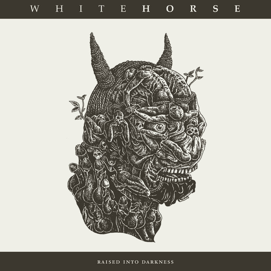 Whitehorse Raised Into Darnkness LP ~CORRUPTED! - Adagio 830 - Dead Beat Records