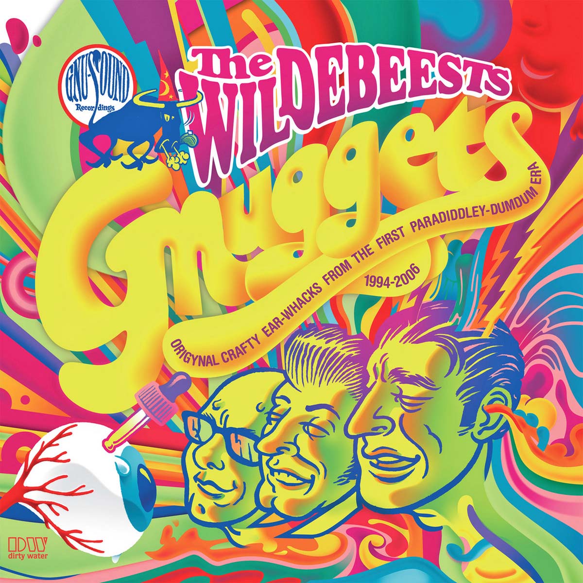 Wildebeests- Gnuggets 2xCD ~EX POP RIVETS / MILKSHAKES!