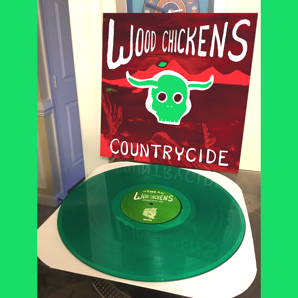 Wood Chickens- Countrycide LP ~SUPERSUCKERS / RARE GREEN WAX!