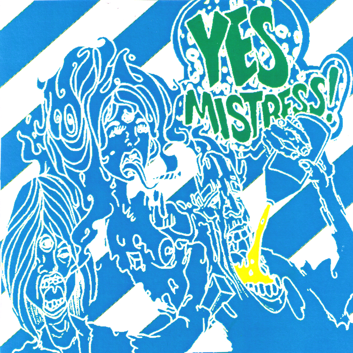 Yes Mistress- Drunk Again 7” ~RARE CLEAR ACETATE CVR / RED WAX LTD 100!