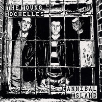 The Young Rochelles- Cannibal Island 7” ~BLUE WAX LTD TO 100! - Jolly Ronnie - Dead Beat Records - 1